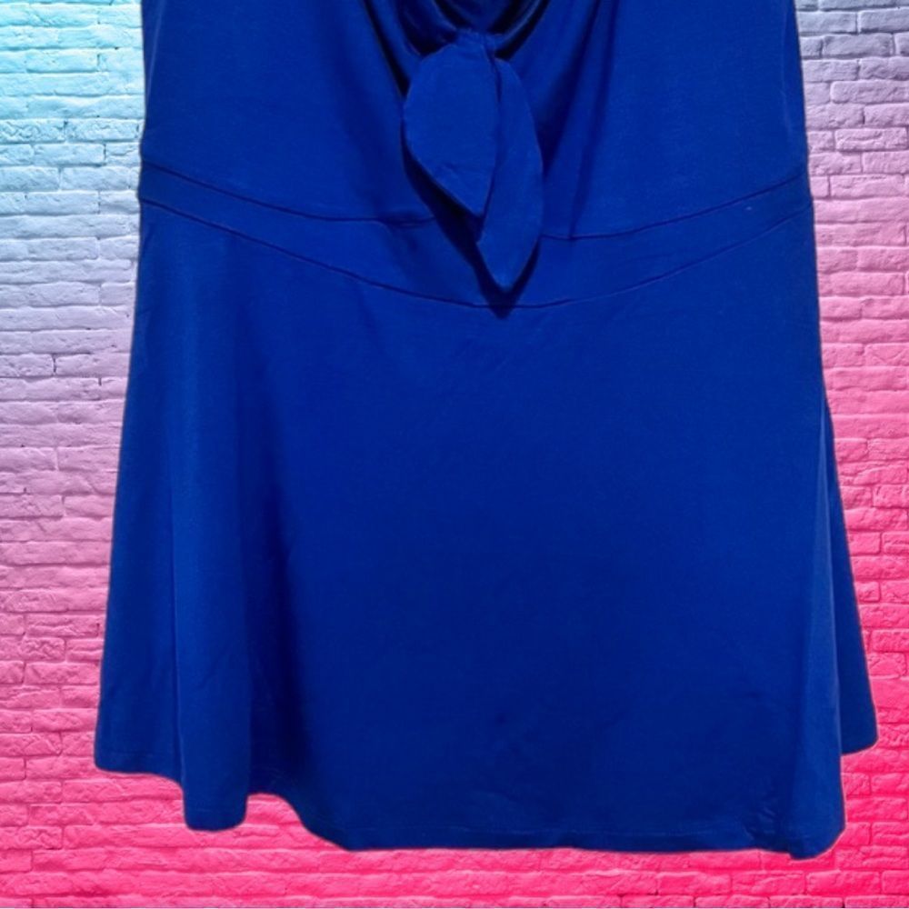 Torrid Blue Babydoll Super Soft Tie-Front Off-Shoulder Top NWT - Picture 11 of 15
